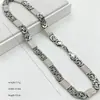 Cadena Cubana de Acero de Titanio de Venta Caliente Europea y Americana Cadena de Titanio Collar de Acero de Titanio Cadena Hecha a Mano Hip-Hop Europeo y Americano Acero Inoxidable Hombres y Mujeres Pulido Redondo