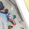 Taladro eléctrico de litio sin escobillas, de gran torque y pequeño, recargable, de grado industrial, multifuncional, para uso doméstico, con impacto y destornillador eléctrico.