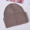 Gorros de Punto Cálidos para Otoño e Invierno Color Sólido Cachemir Cortavientos y Resistentes al Frío Gorros de Lana Venta Directa de Fábrica Gorros al por Mayor para Hombres y Mujeres