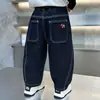 Pantalones Vaqueros para Niños 2026 Nuevo Estilo Coreano Pantalones Elegantes para Niños para Primavera y Otoño, Pantalones Largos Casuales Suaves para Niños