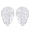 Nuevo pad frontal de dos colores antideslizante para la palma del pie, anti-rozaduras, absorbente de impactos, tamaño medio, GEL autoadhesivo, suave y cómodo, para zapatos de tacón alto, pad para la parte delantera del pie