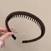 Faixa de Cabelo Retro Elegante Antiderrapante com Dentes para Mulheres, para Lavar o Rosto, Sair, Presilha de Cabelo, Novo Estilo High-end 2026, Não Amassa o Cabelo, Acessório de Cabelo