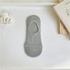 Meias Simples Femininas Finas de Primavera e Verão Meias Sapatilha Antiderrapantes de Silicone Invisíveis Estilo Japonês Confortáveis Que Não Caem Corte Baixo Boca Rasa Meias Femininas