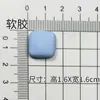 Capa de Celular Desenho Shin-Chan Acessórios DIY Caixa de Armazenamento Decoração de Sapato Patch de PVC 3D Embalagem com Mensagem Secreta