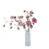 Flor Artificial Rosa Lua Fúcsia Tingida Fabricante Decoração de Casa Casamento Parede Flor Falsa INS Buquê Transfronteiriço Flor Rosa