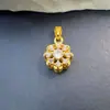 Nuevo Colgante de Cobre con Microincrustaciones de Circonita con Borla de Mariposa Color-Preservante Chapada en Oro, Accesorio Clásico para el Cabello, Pulsera y Accesorio para Collar