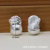 Estilo Barroco Forma Irregular Vidrio de Alto Brillo Imitación Perla Colgante Joyería Accesorios Cuentas Sueltas Forma de Calabaza Grande