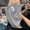 Pantalones cortos bordados con letras Waffe para hombre, holgados, combinables, de verano, finos, estilo Hong Kong, deportivos, de moda.