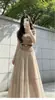 Nuevo Vestido de Moda de un Hombro para Mujer, un Impresionante Vestido Largo de Verano que Ceñe la Cintura y Puede Ser Usado como un Conjunto Completo