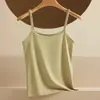 Camisola Versátil de Seda Helada para Primavera y Verano para Mujer, Adecuada para Usar por Dentro o por Fuera, Anti-Exposición, Tallas Grandes, Camiseta Base Sexy sin Espalda