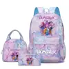 Mochila Transfronteriza Modelo Nuevo N, Mochila Escolar Estilo Universitario para Estudiante de Primaria, Mochila de Viaje Set de Tres Piezas