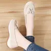 Zapatos Casuales Versátiles Cómodos de Nuevo Estilo para Primavera con Suelas Suaves Que No Cansan Tus Pies, Mocasines sin Cordones, Zapatos de Mamá, Zapatos tipo Bean