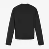 Camiseta de manga larga con estampado de rayas estilo retro americano desgastado, cuello redondo único, estilo oscuro, moda urbana, top base ajustado