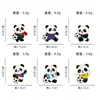 Broches Tema Panda Fútbol 6 Estilos de Pines Esmaltados Forma de Jersey Estilo Deportivo Accesorios Ropa Bolsas Venta al por mayor