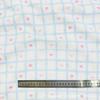 Gaze de Algodão Dupla Camada Estampada Digitalmente Xadrez Coração Tecido Liso Dupla Camada Lavado Roupa Feminina Roupa de Casa para Bebê Tecido