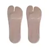 Calcetines de verano para mujer con dedos separados para zapatos náuticos, hechos de seda helada, calcetines invisibles de corte bajo, antideslizantes, no se caen, con suelas de algodón, transpirables y absorbentes del sudor, específicamente para zapatos de dedos separados