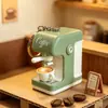 Llavero Sonoro Luminoso Llavero de Cafetera Llavero de Dibujos Animados Llavero de Mini Cafetera Regalo Creativo