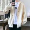 Directo de Fábrica Estilo Otoño/Invierno Adolescente Aprendizaje Cardigan con Capucha Estilo Perezoso 2026 Suéter Tejido Cardigan Ropa de Abrigo Hombre
