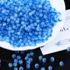 6mm Duas Cores Vidro Imitação Jade Contas Cor Gradiente Contas Soltas Feito à Mão DIY Pulseira Colar Material para Contas Acessórios de Joias