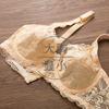 Sujetador de Verano Ultradelgado Sin Esponja, Ropa Interior Delgada, Push-Up para Busto Grande, Talla Pequeña, Talla Grande para Mujer Sin Aros, Leishi Hua