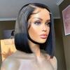 Peruca de renda frontal Vietnã Osso liso Bob Cabelo humano Perucas Bob cabelo curto