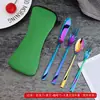 Nueva era cuchillo tenedor cuchara para postre cuchillo para crema cucharilla para té tenedor para té cucharilla para café tenedor para fruta serie cuchillo tenedor cuchara juego titanio plateado