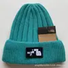 Gorro de Lana Otoño e Invierno 2025 Estilo Coreano Moda Casual Gorro Tejido Cachemira Más Fácil de Combinar Cálido Frío Gorro North Face Letras de Casa