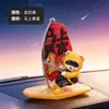 Oso Surfeador Oscilante de Nuevo Modelo Transfronterizo para Coche Adorno Creativo para Salpicadero de Coche Accesorio de Coche con Fragancia de Alta Gama