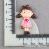 Hermosa chica guerrera, accesorios de resina para manualidades, dibujos animados, pegamento en crema, carcasa de teléfono móvil, bolsa, pegatina para refrigerador, accesorios creativos para manualidades