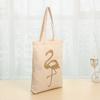 Bolsa de Lona Cor Pura Direto da Fábrica Pequena Fresca Artística Estudante Bolsa de Proteção Ambiental Personalizável Atacadista Bolsa Publicitária