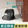 Novo Batente de Porta em Aço Inoxidável em Formato de Tartaruga, Instalação sem Furos, Batente de Porta Magnético Invisível para Quarto e Banheiro