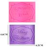 Tarjeta de Feliz Cumpleaños Gel de Peinado Molde de Silicona Gotas Hecho a Mano DIY Molde para Decoración de Pastel de Chocolate Herramienta para Doblar Azúcar