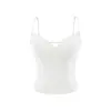 Camisola Sexy Estilo Americano sem Costas com Sutiã Embutido, Top Puro Desejo, Roupa Feminina com Bojos