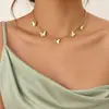 Colar de Borboleta Luxo Leve Design de Nicho Corrente de Clavícula de Alta Qualidade Novo da Coreia do Sul Celebridade da Internet Colar Personalizado