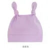 Primavera, verano y otoño Comercio exterior gorro de una sola capa para bebé gorro para bebé niños gorro de pío gorro de doble cola para bebé 0-1 años