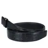 Cinturón de Cuero Genuino de Primera Capa con Patrón de Cocodrilo para Hombre, Tejido Interno, Cinturón de Cuero de Lujo Ligero para Negocios Casual, para Personas Jóvenes y de Mediana Edad