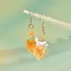 Aretes Colgantes de Concha Transparente Románticos Soñadores Transfronterizos Populares Versátiles Accesorios para Ropa de Mujer Accesorios