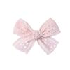 Horquilla de lazo de color sólido de Amazon transfronteriza, tela de gasa, horquilla para coleta doble para niñas, accesorios para el cabello para niñas 2541