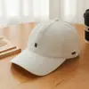 Gorra de Béisbol Versátil Estilo Coreano Japonés, Moderna y Sencilla, Gorra Deportiva de Copa Suave para Todas las Estaciones con Bordado de Letra Que Hace que la Cara Parezca Más Pequeña