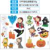 Pegatinas de diamantes de monstruo de Halloween transfronterizas, pegatinas aleatorias de dibujos animados, pegatinas de bricolaje hechas a mano, pegatinas decorativas de pared al por mayor