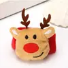 Bonitos Anillos de Presión Accesorios Navideños para el Cabello Muñeca de Dibujos Animados Pequeños Regalos para Niños Pulseras de Pareja Suministros Decorativos Creativos