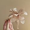 Horquilla de borla de Perla de Flor fresca moda estilo hada horquilla elegante versátil accesorios para el cabello de alta calidad al por mayor para mujeres