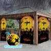 Cortina Ventana Pantalla Impermeable Exterior Comercio Exterior Transfronterizo Pabellón Moderno Amazon Transfronterizo Toldo Protector Solar Serie Bosque
