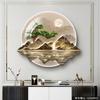 Agua corriente para hacer dinero en la pintura decorativa de entrada, pintura de paisaje, lámpara LED, mural, nuevo estilo chino, sala de estar, pasillo, pintura colgante