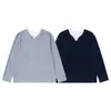 MAGMANS Sudadera de Estilo Japonés Simple Retro de Dos Piezas Falsas con Cuello Redondo para Hombre y Mujer T1269
