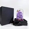 Flor Eterna en Cúpula de Cristal Rosa Regalo de San Valentín para el Cumpleaños de la Novia Amazon Transfronterizo Flor Eterna Flor Real