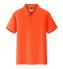 Polo Liso de Cor Sólida para Trabalho, Feito Sob Medida com Impressão de Logo, Camisas Culturais, Roupas de Trabalho Personalizadas, Bordado de Manga Curta