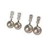 Pendientes de Perla Súper Brillantes Estilo Francés 2026 Nuevos Pendientes Populares Exquisitos de Lujo Ligero Accesorios para Orejas de Alta Gama para Mujer