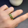 Anillo de piedra lunar natural, engastado en plata 925, tamaño de la piedra principal 3*5mm