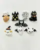 Accesorios de Resina para Halloween Murciélago Esqueleto Fantasma Hecho a Mano DIY Festival de Fantasmas Imanes para Nevera Decoraciones Funda de Teléfono Materiales Venta al por Mayor